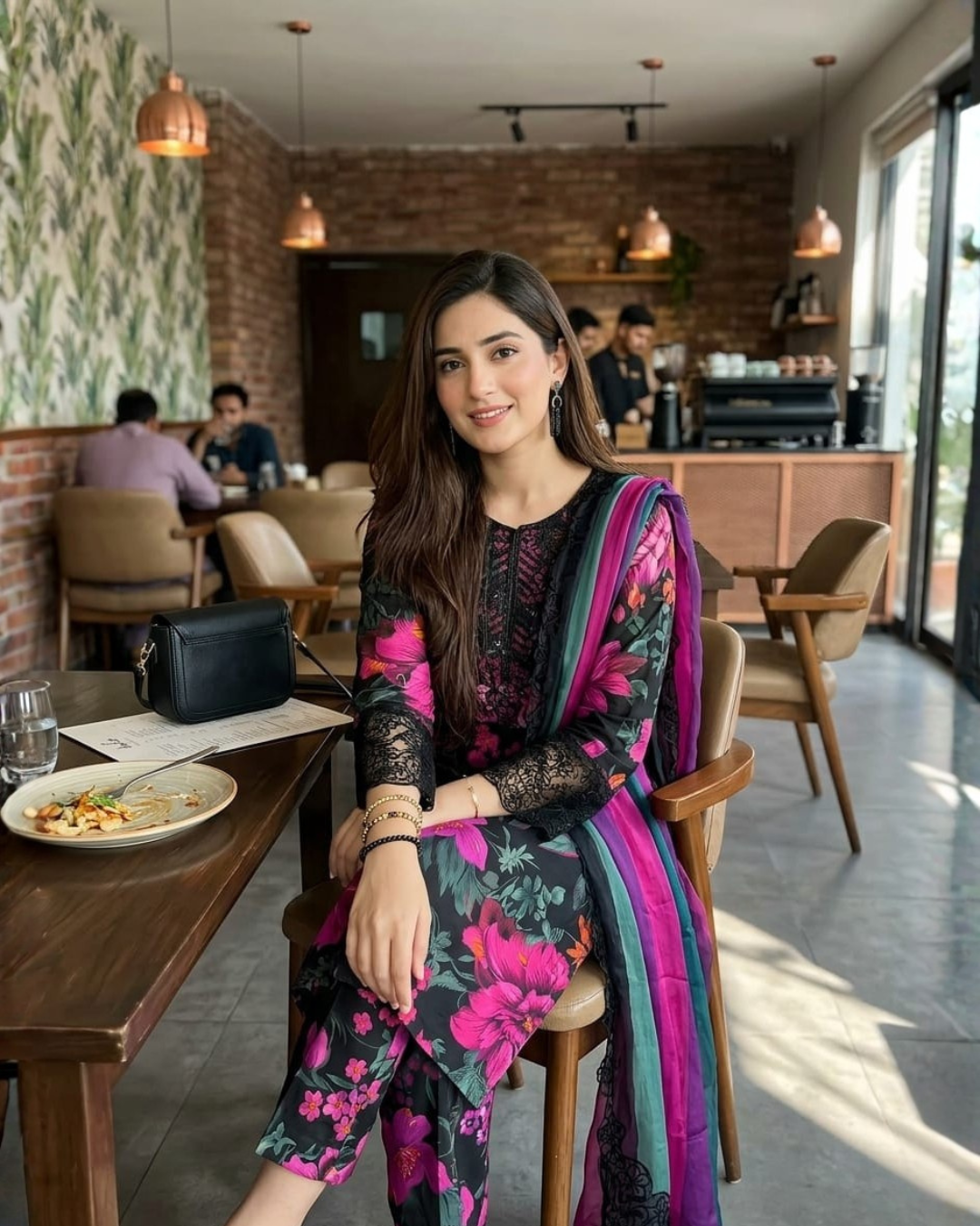 Embroided Floral Lawn Suit
