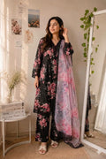 Embroided Pastel Pink-Unstitched Suit