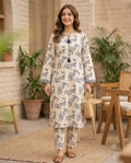 Two-piece Off-white-Unstitch Lawn